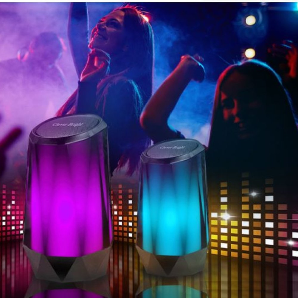 Wireless Bluetooth RGB LED Modes Button Speaker - Picture 9 of 12